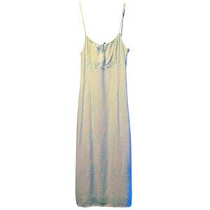 Rhythm. blue paisley babydoll midi dress size medium